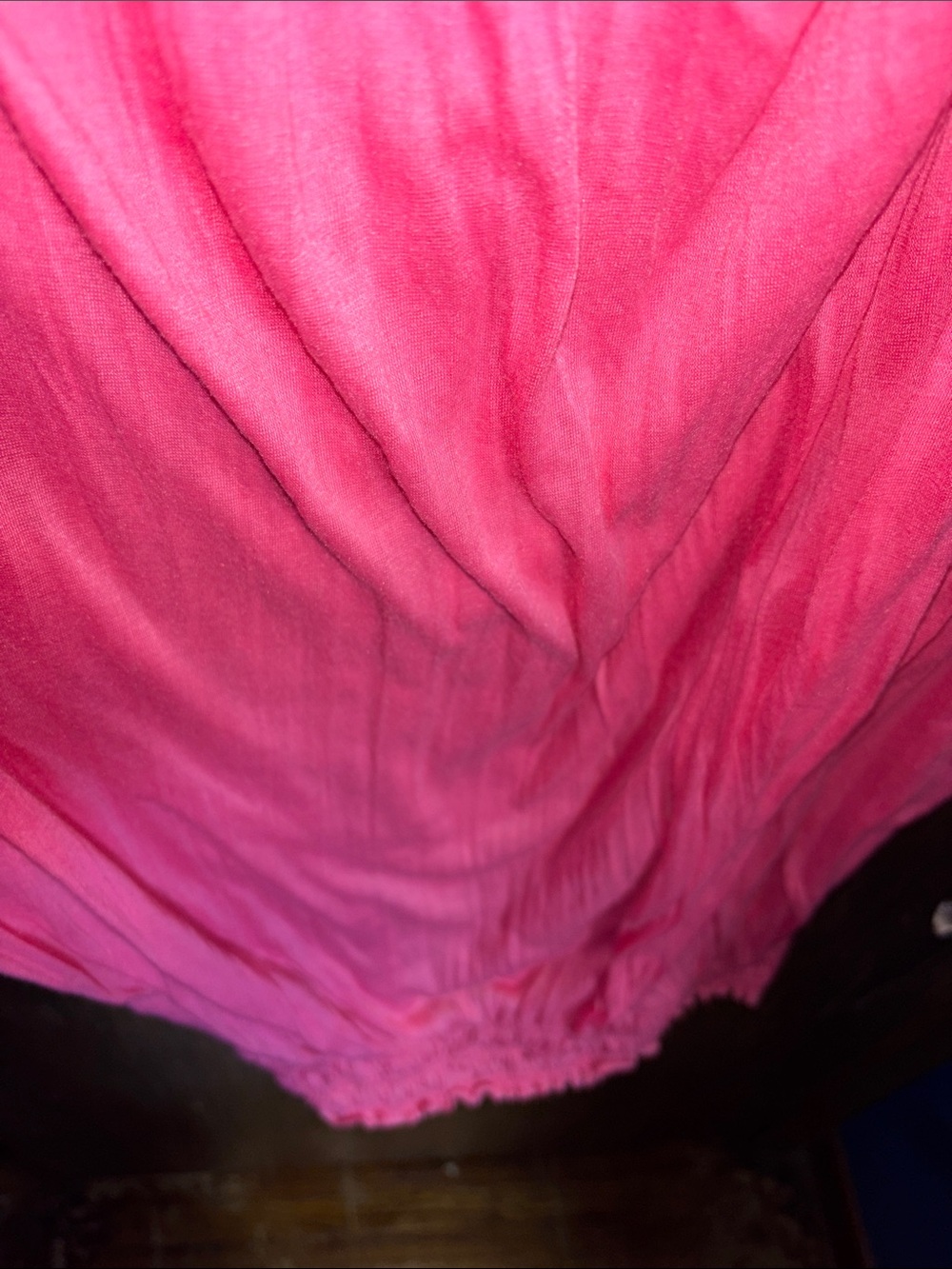 Faded Glory Hot Pink Peasant Blouse - Picture 12 of 12